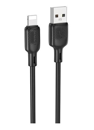 Кабель usb borofone bx113 silicone lightning 2.4a 3m