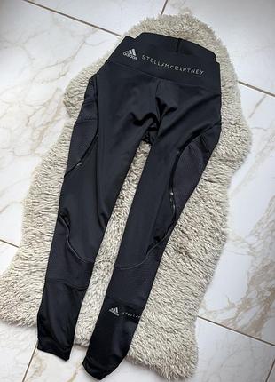 Жіночі лосіни adidas stella mccartney 7/8 зі вставками сітки