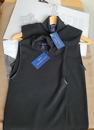 Жіночий топ-гольф ralph lauren sport з мериносової вовни, чорний