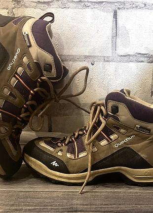 Треккинговые ботинки quechua waterproof 4