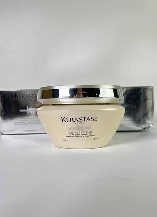 Укрепляющая маска для волос kerastase densifique masque densite 200 мл