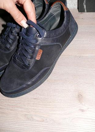 Туфли замша+кожа 39 размер 7