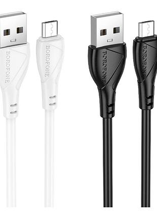 Кабель usb borofone bx121 micro 2.4a