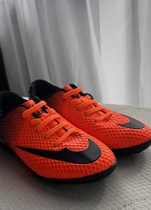 Бутси чоловічі nike помаранчеві