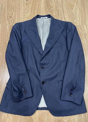 Премиальный пиджак sartorial блейзер из ткани blazon  super 150's