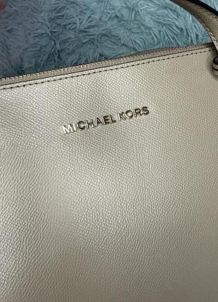 Шкіряна велика сумка тоут michael kors 9