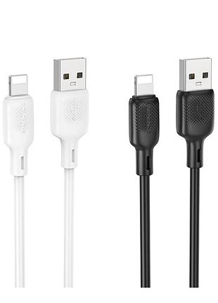 Кабель usb borofone bx113 silicone lightning 2.4a