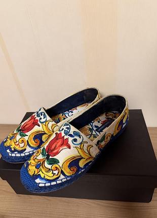 Dolce&gabbana maiolica еспадрільї
