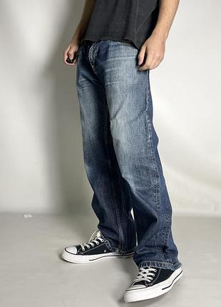 Carhartt (розмір 34) вінтажні рвані джинси потерті широкі авантгард flared  baggy y2k dickies thrasher stussy south pole ecko jnco karl kani