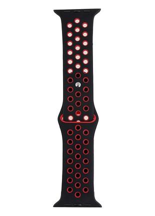 Ремінець для apple watch band silicone nike + protect case 44/49 mm