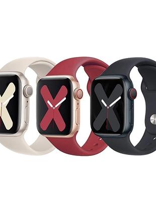 Ремінець для apple watch band silicone two-piece 42/44/45/49 mm