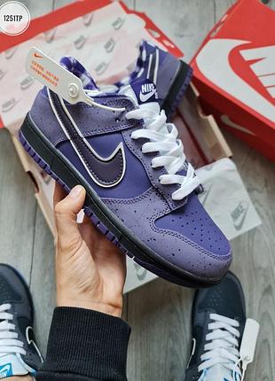 Кроссовки мужские nike sb dunk low concepts purple lobster