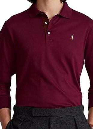 Лонгслив-поло polo ralph lauren (оригинал) размер м