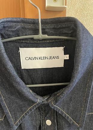 Джинсова сорочка calvin klein jeans