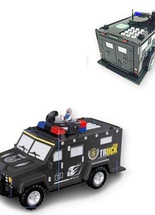 Сейф дитячий поліцейський машина lego dsm-16873 система безпеки чорний (dsm-16873_512)