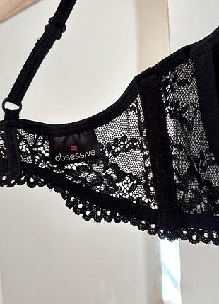 Романтичний  бюстгальтер obsessive luvae set otwarty 4