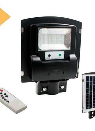 Уличный фонарь на столб led на солнечной батарее с датчиком движения и света xpro solar street light 1vpp 5621 black (5621_393)