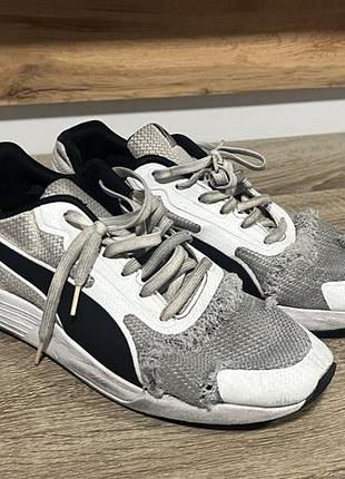 Білі спортивні кросівки puma, розмір 45