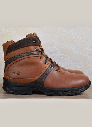 Nike winter thinsulate черевики чоловічі шкіряні зимові рідкісні вінтаж ексклюзив коричневі оригінал 44-45 р/29 см caterpillar merrell columbia