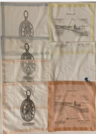 Колекція вінтажних хусток 1966р girard-perregaux handkerchief