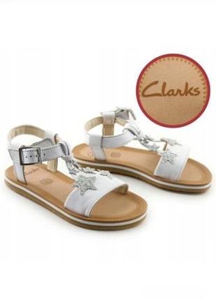 Новые кожаные босоножки clarks finch summer сандалии