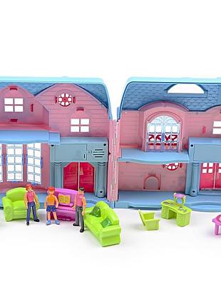 Игровой набор кукольный домик с фигурками im443