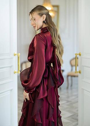 Эксклюзивное серия пышное платье макси