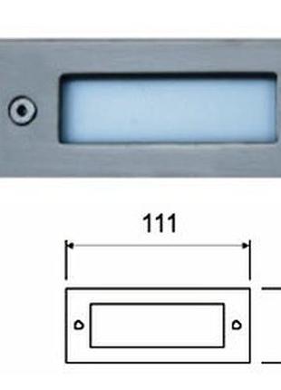 Светильник грунтовой встроенный led 1w ip54 (a04d) brille 103034