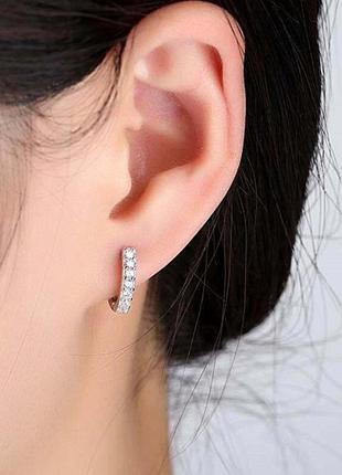 Женские серьги яркая нежность (828-01) серебряный -