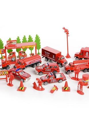 Игровой набор пожарные с грузовиком и фигурками im300