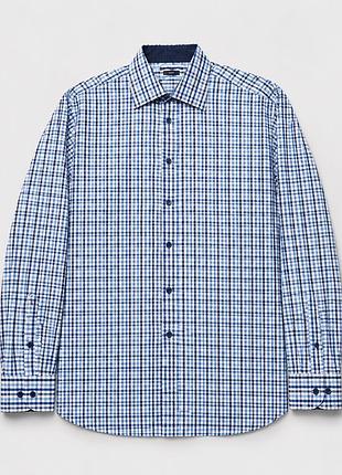 Сорочка чоловіча tommy hilfiger tailored fitted (41/16, l) у клітинку 100% бавовна