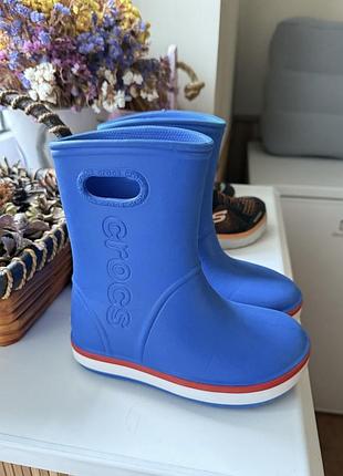 Гумові чоботи для дітей crocs сині, розмір 12c