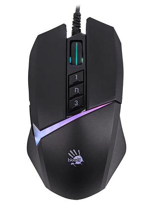 Геймерская оптическая мышь a4tech bloody w60 max, с rgb-подсветкой, с возможностью программирования кнопок и макросов