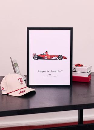 Постер ferrari формула 1