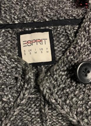 Женский теплый вязаный кардиган (свитер, кофта) esprit3 фото