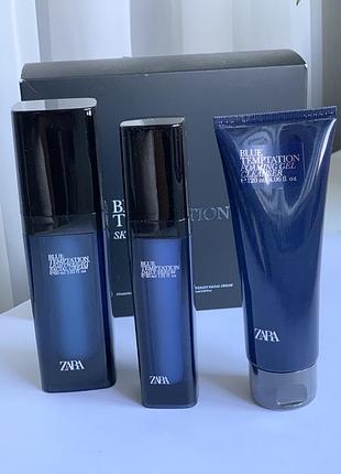 Подарунковий набір zara blue temptation skincare set💦