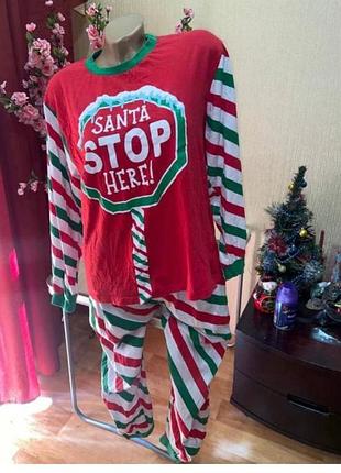 Котонова піжама stop santa p.l 2