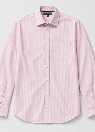 Сорочка tommy hilfiger tailored (модель james), розмір 41/16 (l), 100% бавовна, в червоно-білу смужку
