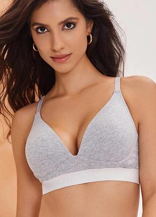 Жіночий формований бавовняний бюстгальтер perfect comfort (1857-90-03) сірий l