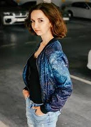 Стильная ветровка-бомбер h&amp;m eur42 us12