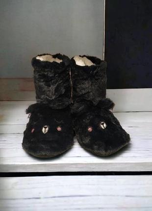 Домашние тапочки-сапожки женские sleepy rabbit (1416-38-41) черный no brand 37