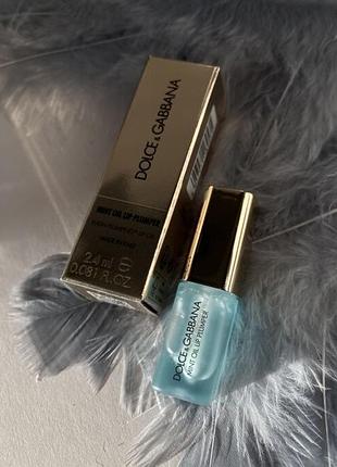 Блиск плампер для губ dolce&gabbana fresh mint oil lip plumper обʼємом 2.4 мл