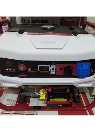 Генератор бензиновый weima wm7000e (6,5 квт, 1 фаза, стартер)