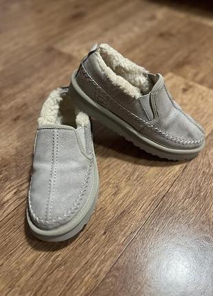 Зимові ugg сірі 36 розмір 23,5 см замшеві