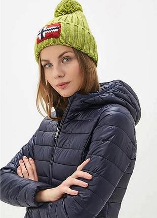 Napapirji semiury шапка вязанная с помпоном. унисекс. one size.