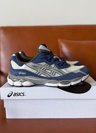 Asics gel-nyc white blue