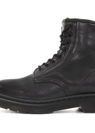Сапоги зимние мужские черные мартинсы dr. martens 1460 mono black ❄️ хутро