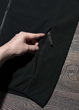 Флис подклад the north face black fleece full zip 5