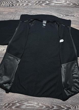 Флис подклад the north face black fleece full zip 6