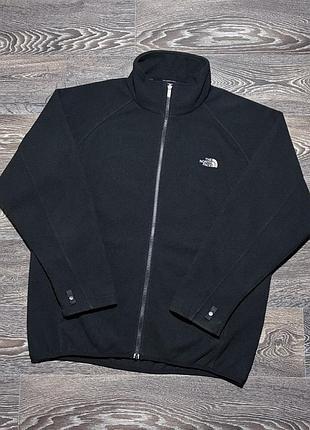 Флис подклад the north face black fleece full zip